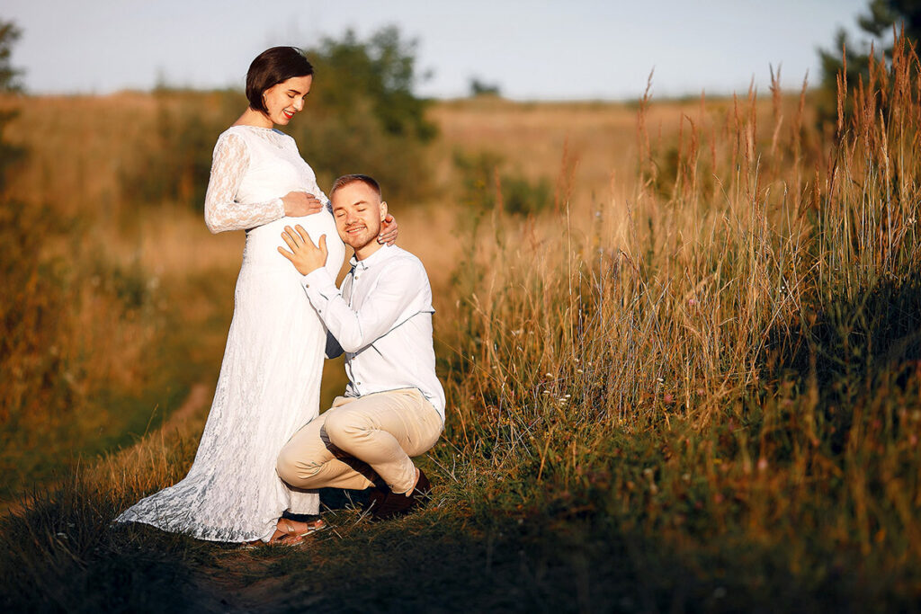 Babybauchfotografie mit dem Mazelle Photography Fotostudio®